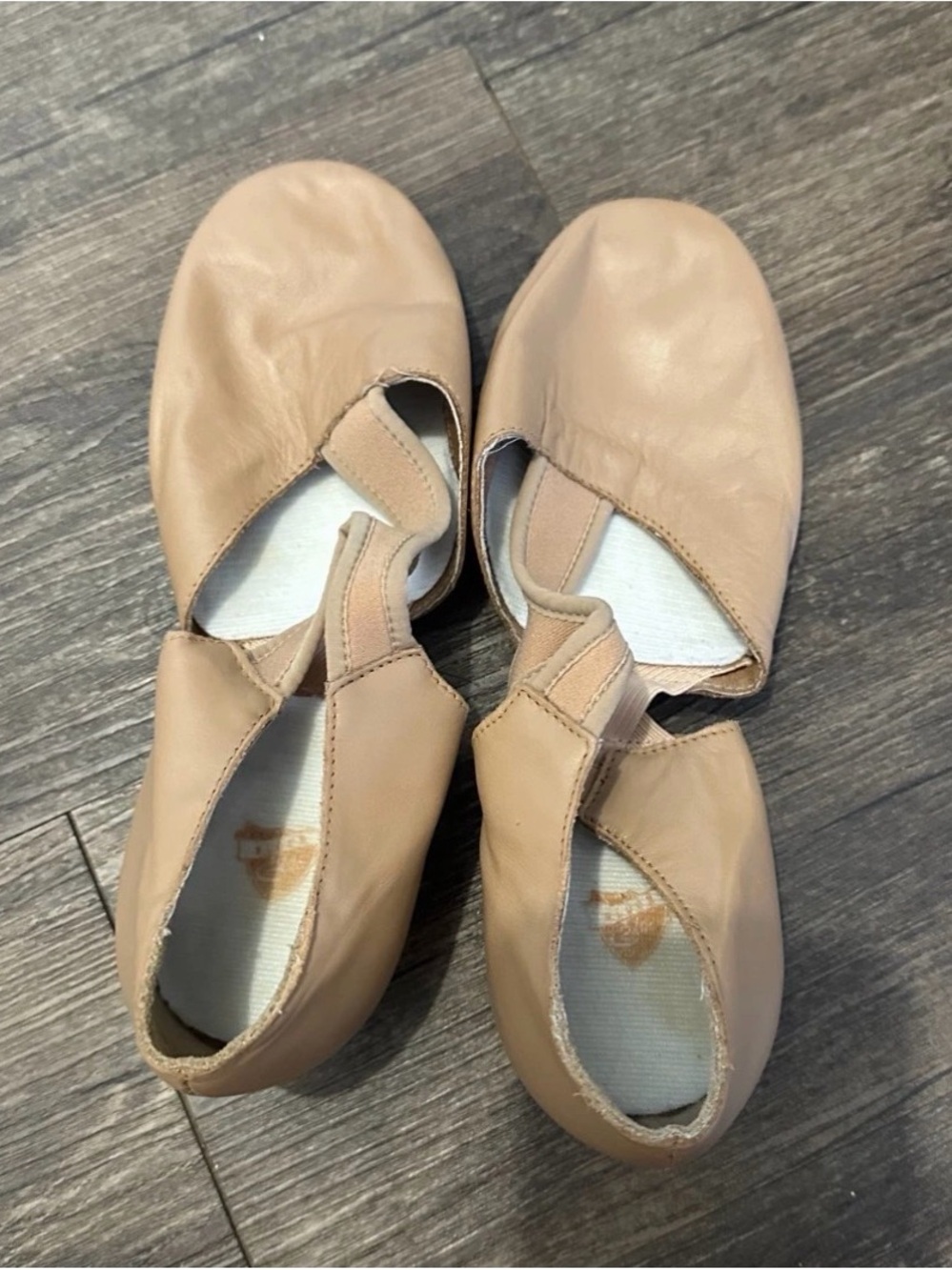 New in Box Bloch Elastosplit Grecian Nude/Tan Jazz Dance Shoes